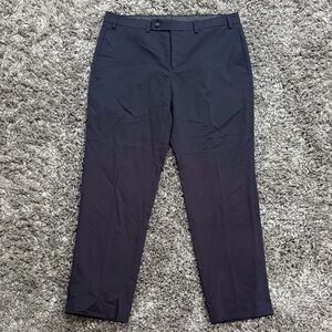 Lauren Ralph Lauren Mens Norton Flat Front Dress Pants in Navy, Size 36W X
30L